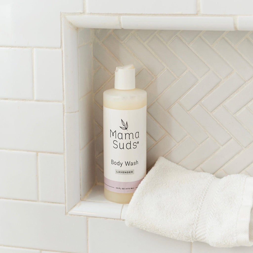 Body Wash | Pure Castile Soap | No Residue | No Synthetics | Lemon | Lavender | Unscented | Sensitive Skin Safe | MamaSuds