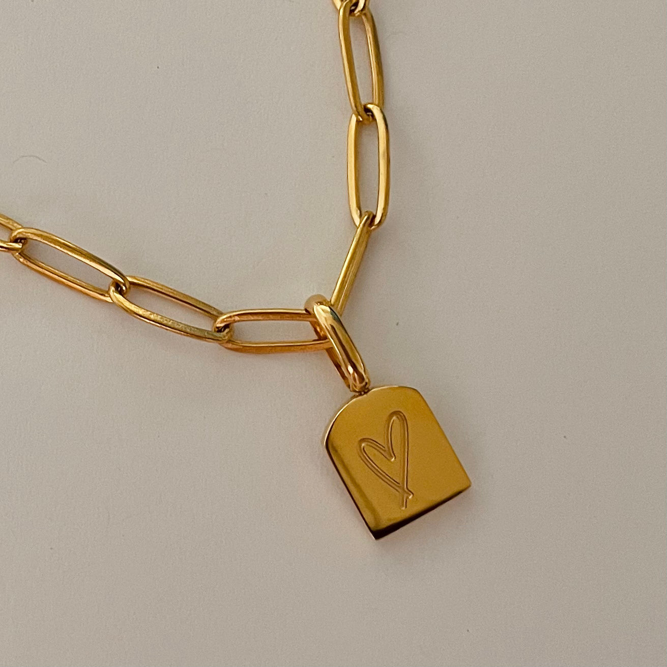 Heart Necklace | 18K PVD Gold Plated | 316L Stainless Steel | Anti-Tarnish