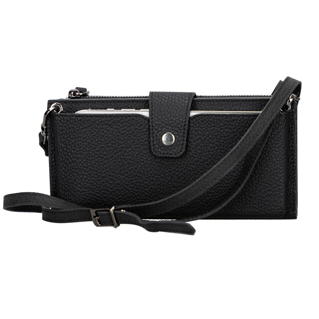 Minimalist's Leather Cell Phone Wallet Purse