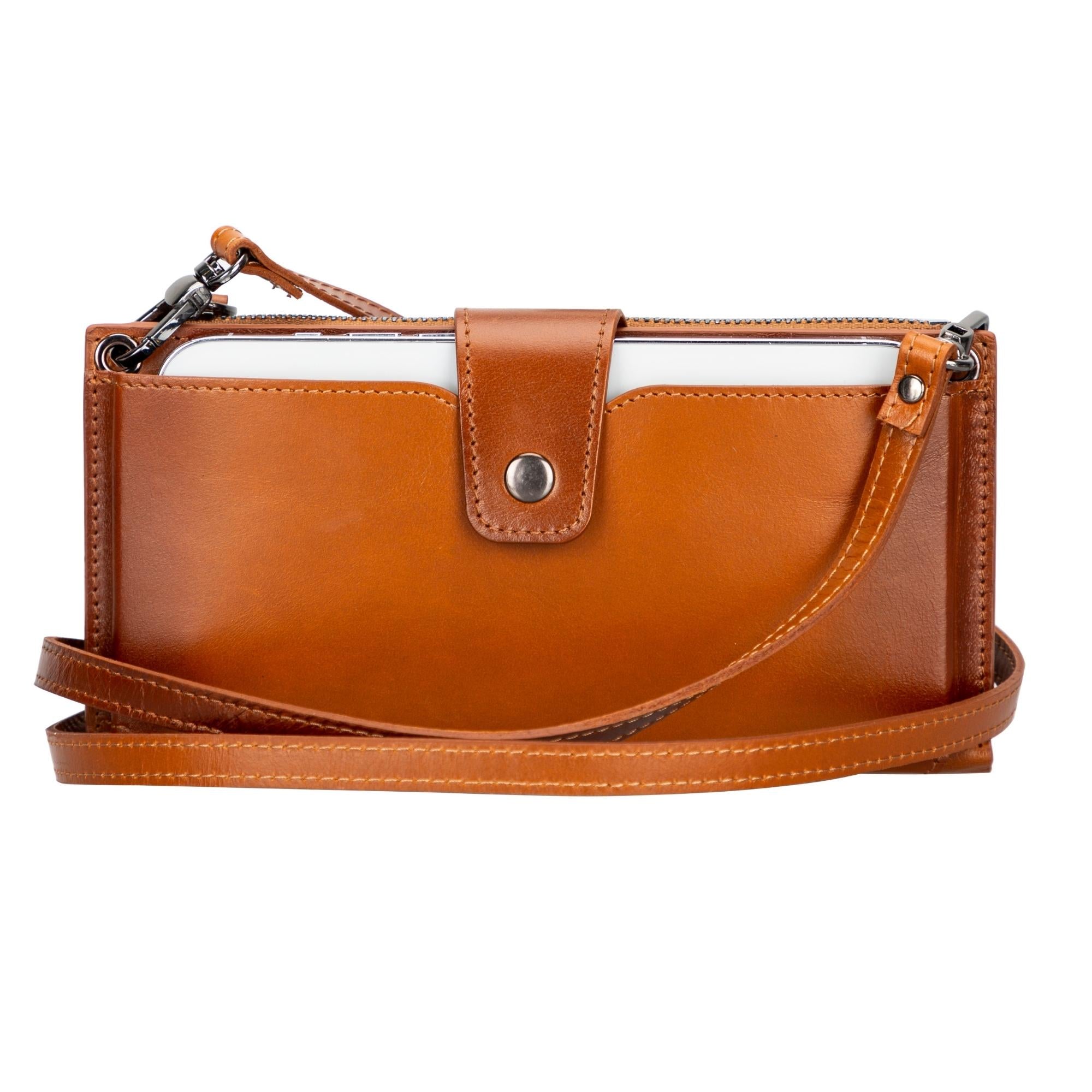 Minimalist's Leather Cell Phone Wallet Purse