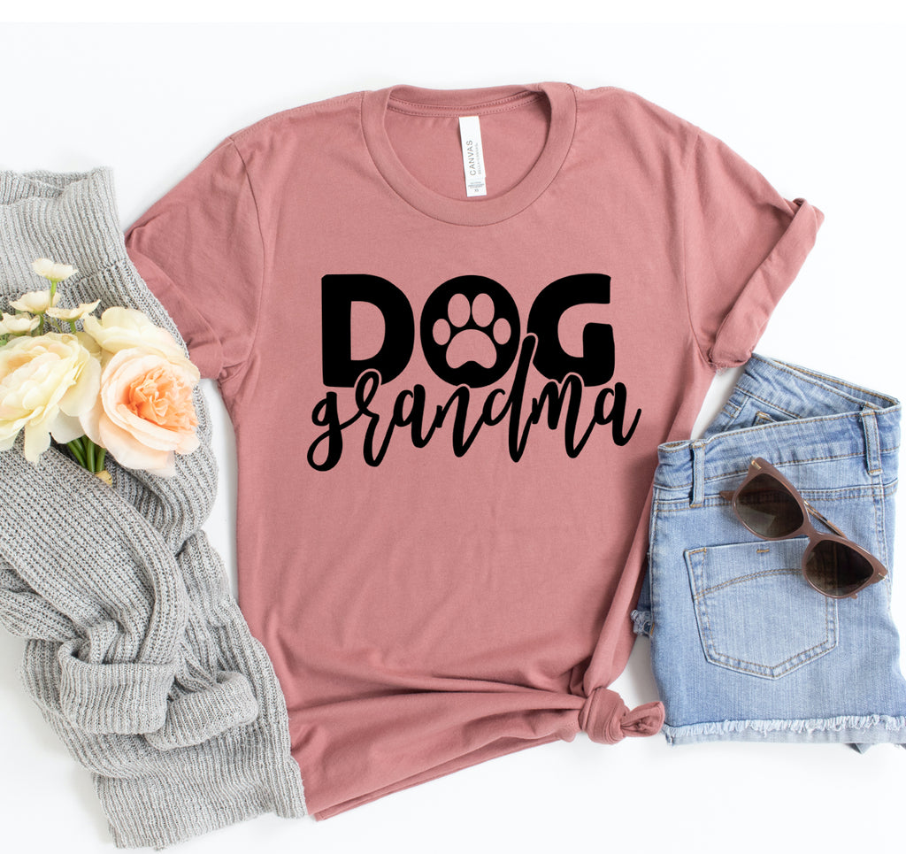 Dog Grandma T-Shirt – Funny Graphic Tee for Dog Lovers