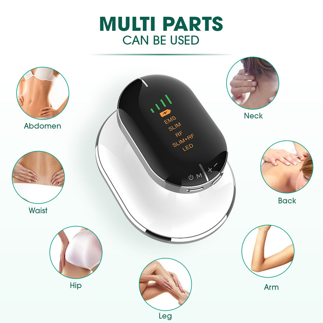 Advanced Body Contouring Device | Microcurrent EMS, Radio Frequency & Red Light | Sculpting, Toning & Skin Tightening | BeNat