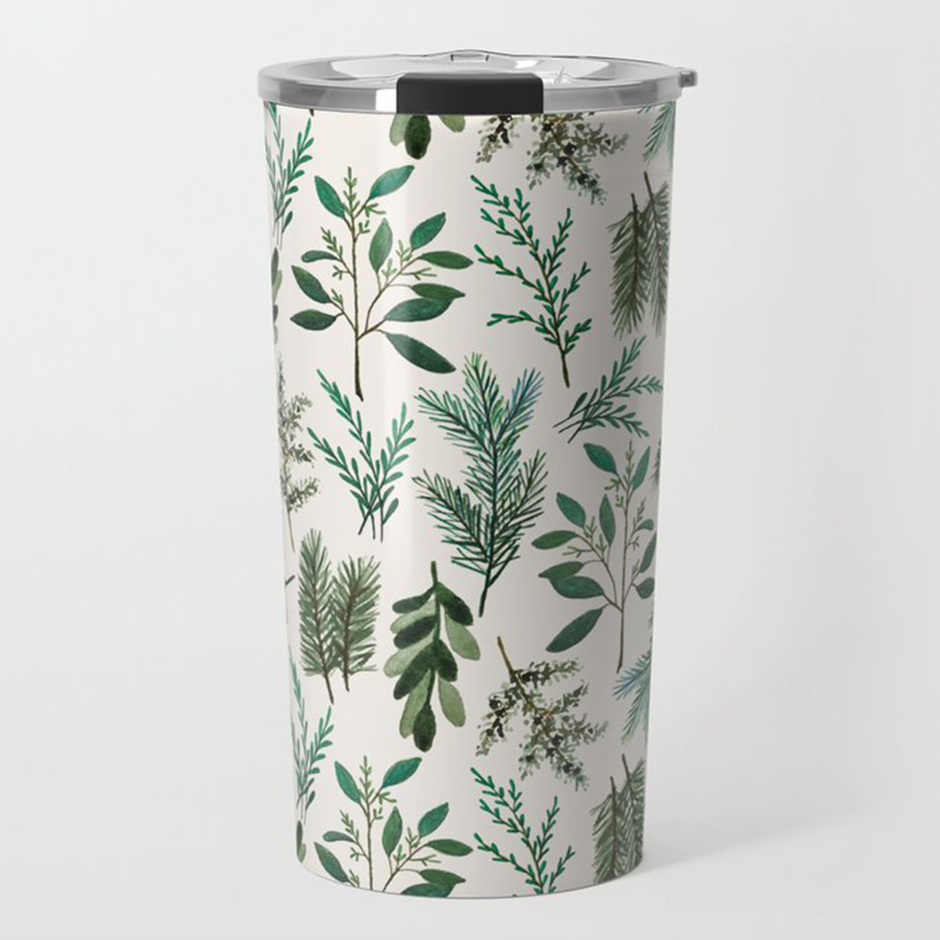 Winter Branch Travel Mug | Lauren Ullrich Art