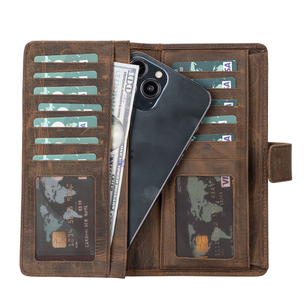 Leather Phone Wallet & Card Holder for Women