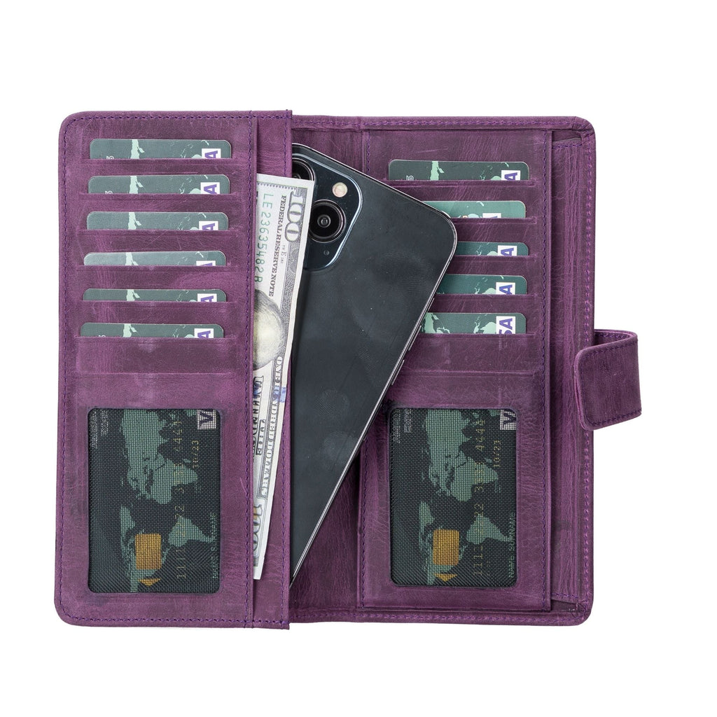 Leather Phone Wallet & Card Holder for Women