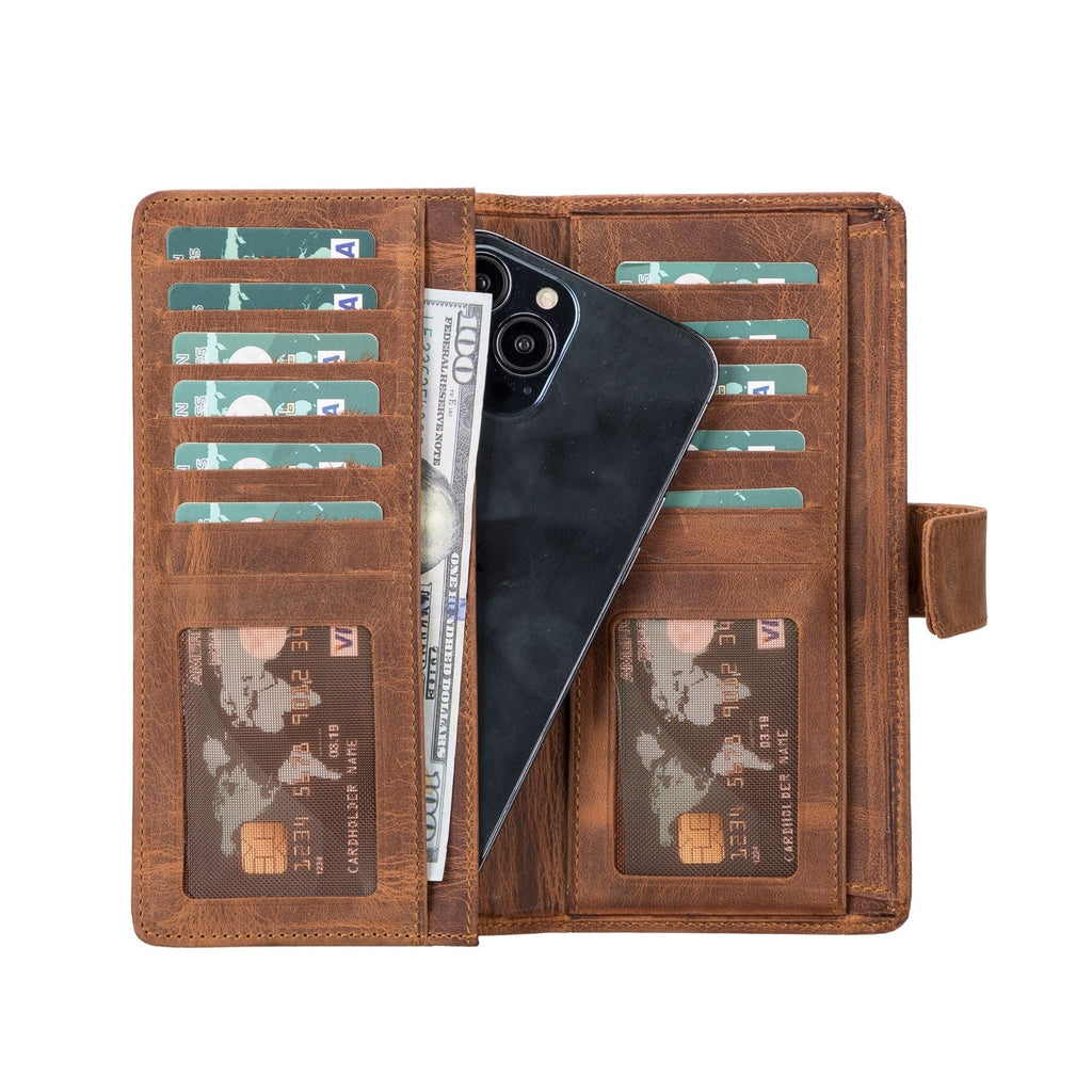 Leather Phone Wallet & Card Holder for Women