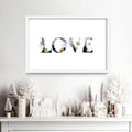 Love Wall Art Print — Christmas Decor