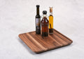 Acacia Wood Square Lazy Susan | 16" Swivel Turntable | Kalmar Home