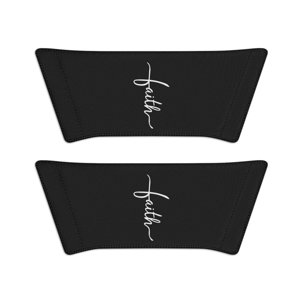 Mens Black Slide Sandals - Faith Christian Inspiration