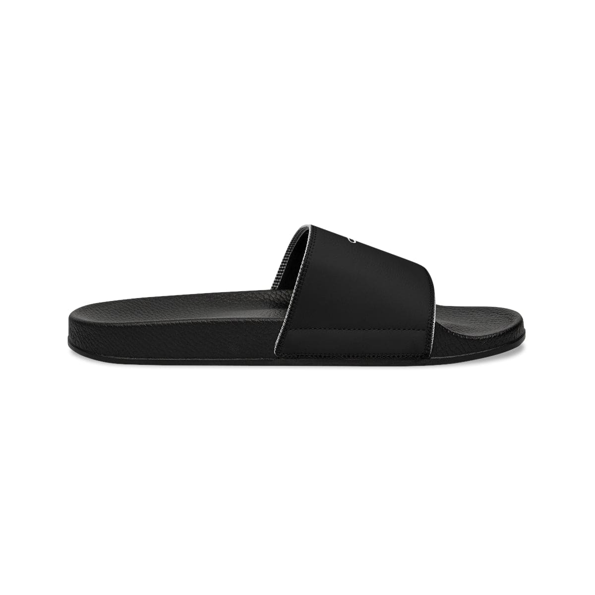 Mens Black Slide Sandals - Faith Christian Inspiration