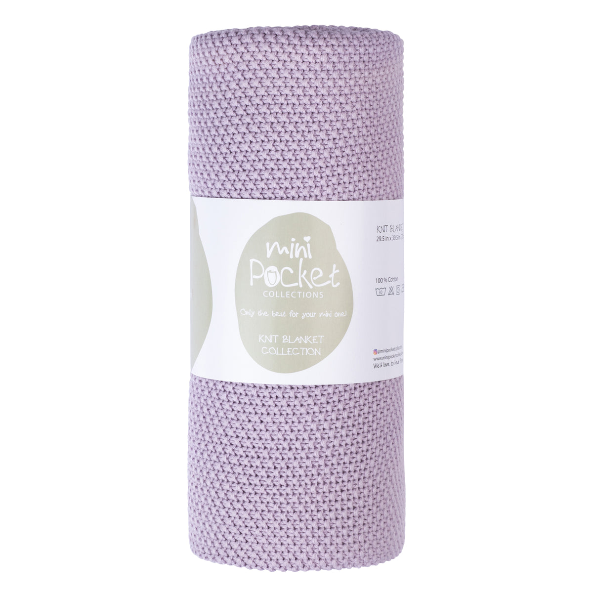 100% Cotton Knit  Baby Blanket