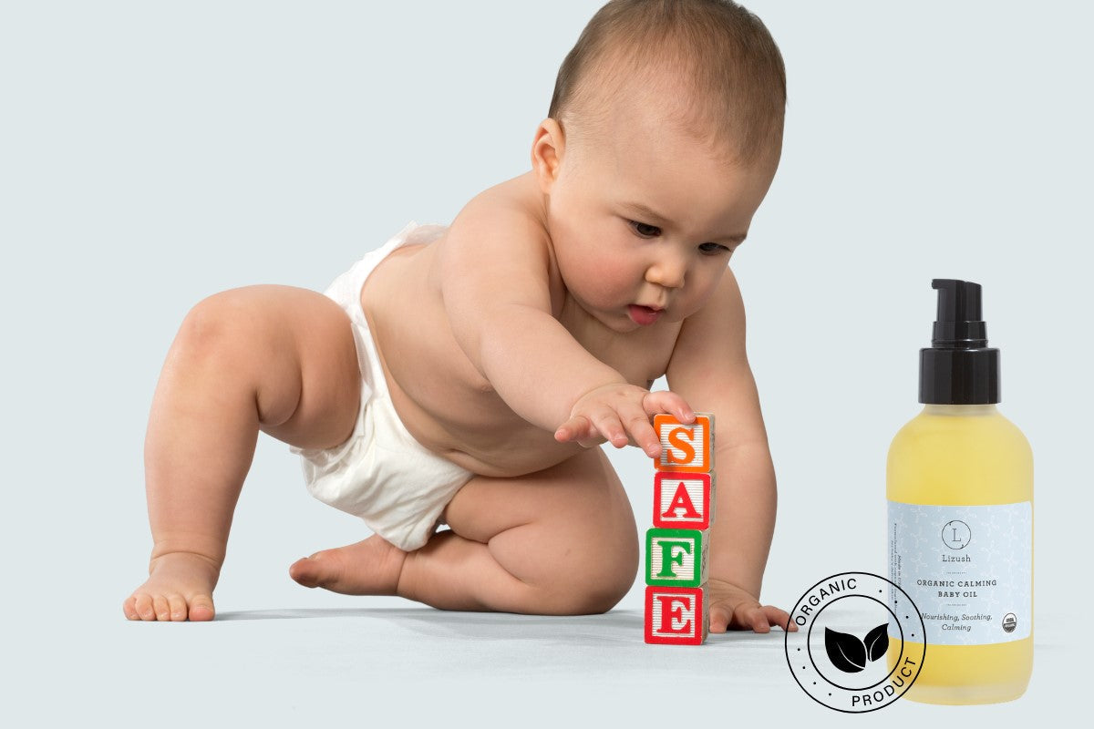 USDA Organic Calming Baby Oil – Natural Baby Skincare