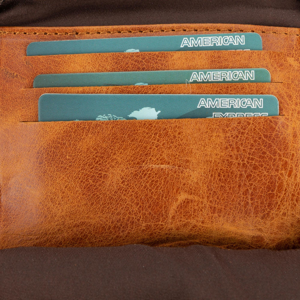 Leather Crossbody Phone Bag for Men