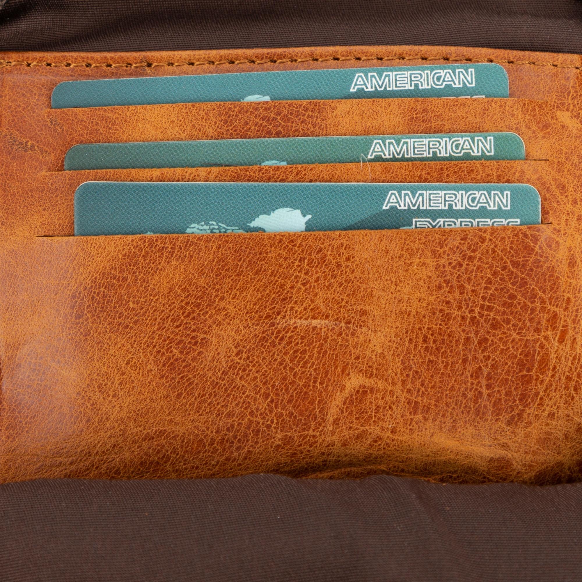 Leather Crossbody Phone Bag for Men