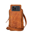Leather Crossbody Phone Bag for Men