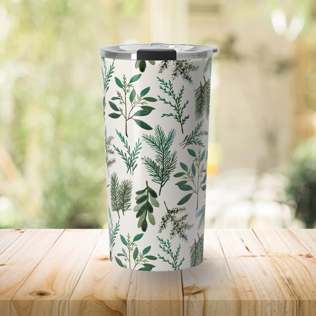 Winter Branch Travel Mug | Lauren Ullrich Art
