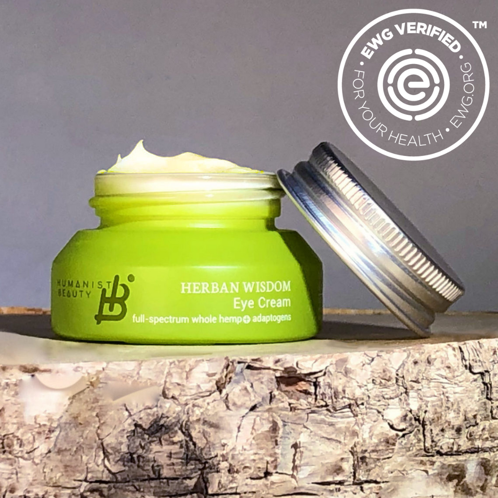 Herban Wisdom® Eye Cream | Plant-Based | Adaptogens & Mushroom Peptides | Anti-Aging | Dark Circles, Puffiness & Fine Lines | Humanist Beauty