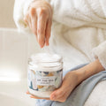 Eucalyptus Of The Sea Bath Salts | 15 oz Glass Jar | Eucalyptus, Lavender & Peppermint Essential Oils | Epsom & Sea Salt | Slow North