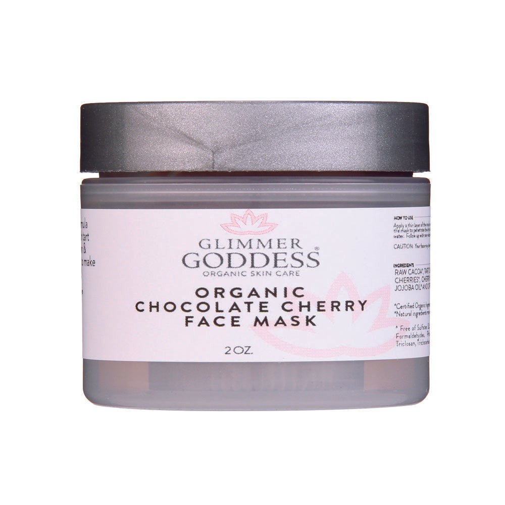 Handcrafted Organic Chocolate Cherry Face Mask – Antioxidant Anti-Aging Treatment