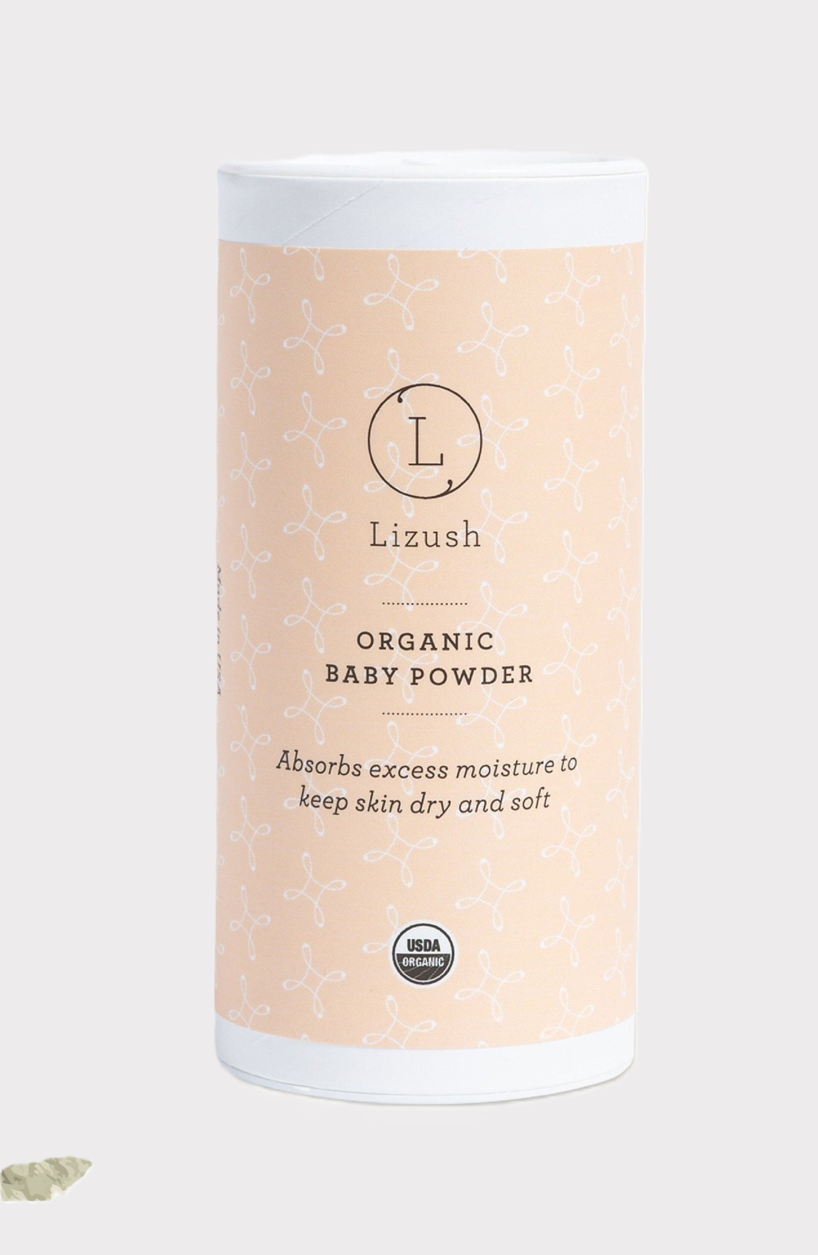 Prized Organic Baby Powder | Talc-Free | Arrowroot, Kaolin Clay & Sunflower Vitamin E | USDA Certified Organic | Made in USA