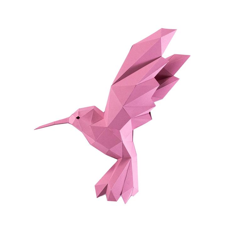 Hummingbird Wall Hanging for Home Decor (DIY Papercraft)