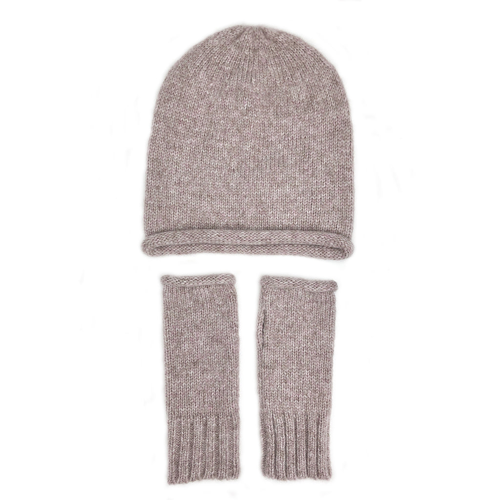 Blush Luxury Knit Alpaca Gloves