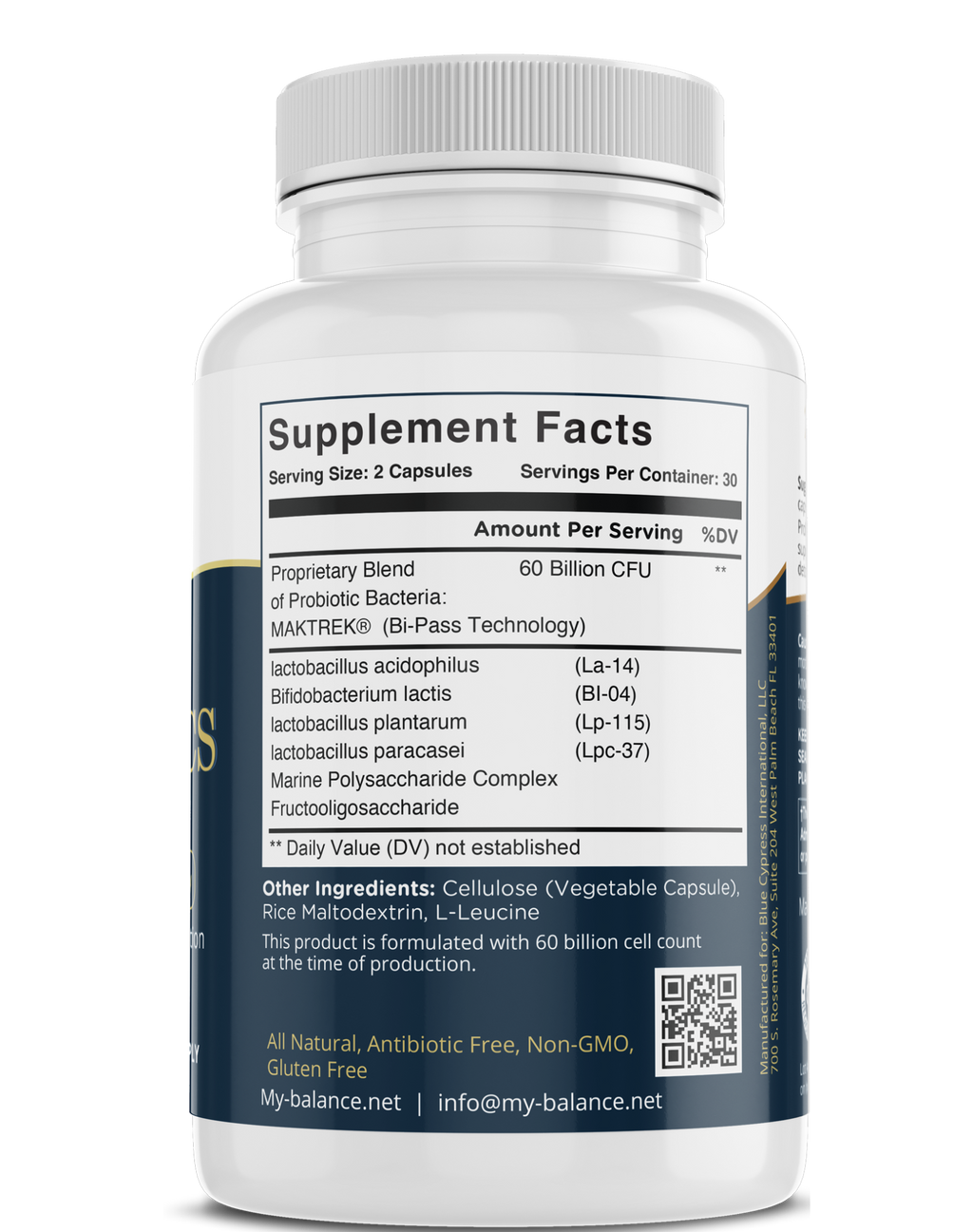 Probiotics 60B - Max Strength