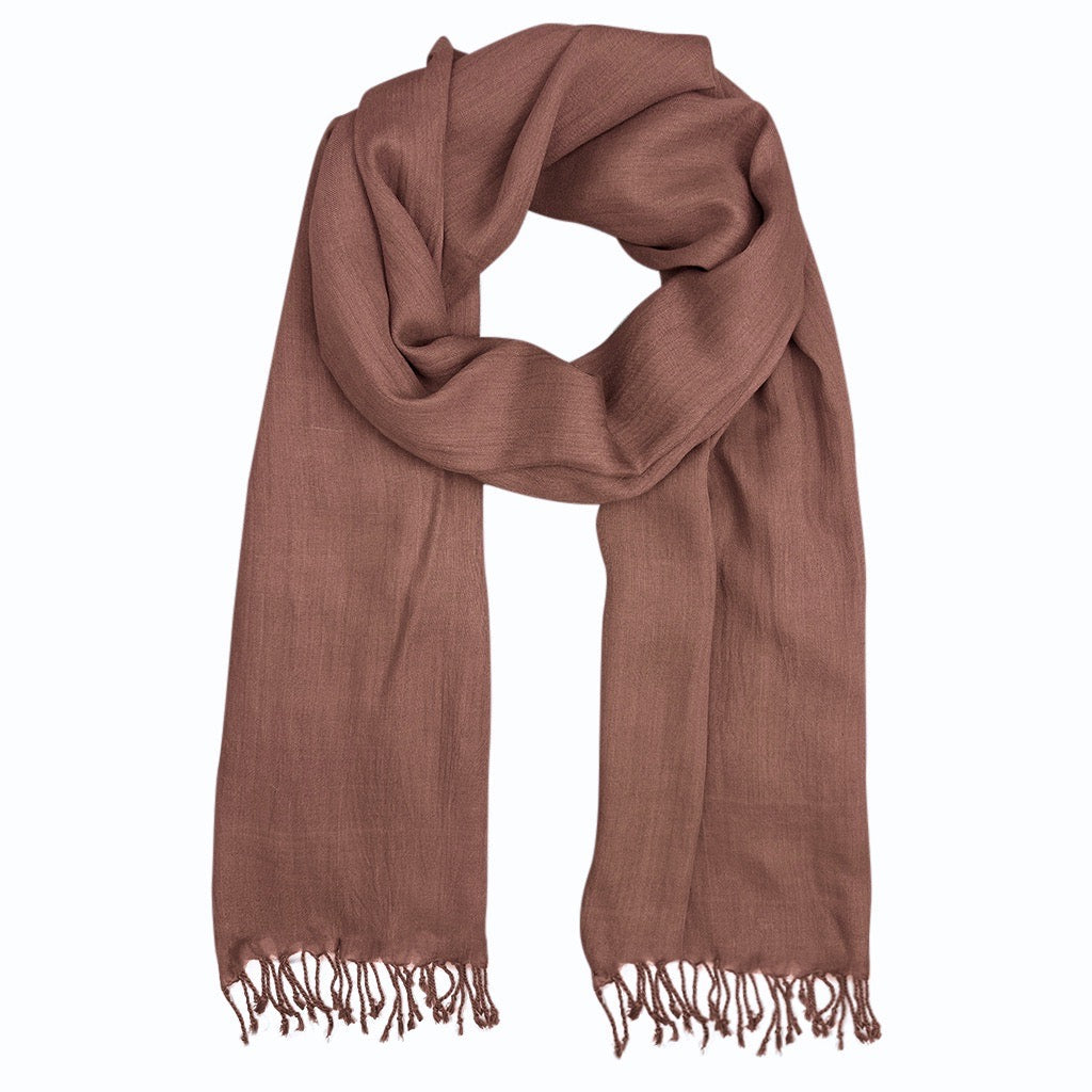 Handloom Bamboo Wrap Scarf | 100% Bamboo | Luxurious All-Season Wrap | Handcrafted in India | Slate + Salt
