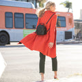 The Amanda - Small Leather Backpack Purse