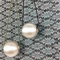Recycled Bombshell Ball Necklace | Handmade in Laos | Recycled Aluminum | Peace Jewelry | SLATE+SALT