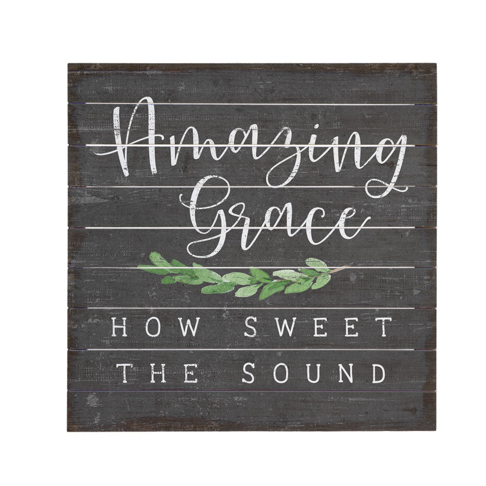 Amazing Grace - Pallet Wood Wall Sign