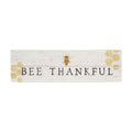 Bee Thankful | Vintage Pallet Board | 7" x 24" | Gratitude & Faith Decor | Sincere Surroundings