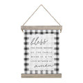 Bless The Food - Hanging Canvas Sign