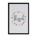 Blessed Floral Sign
