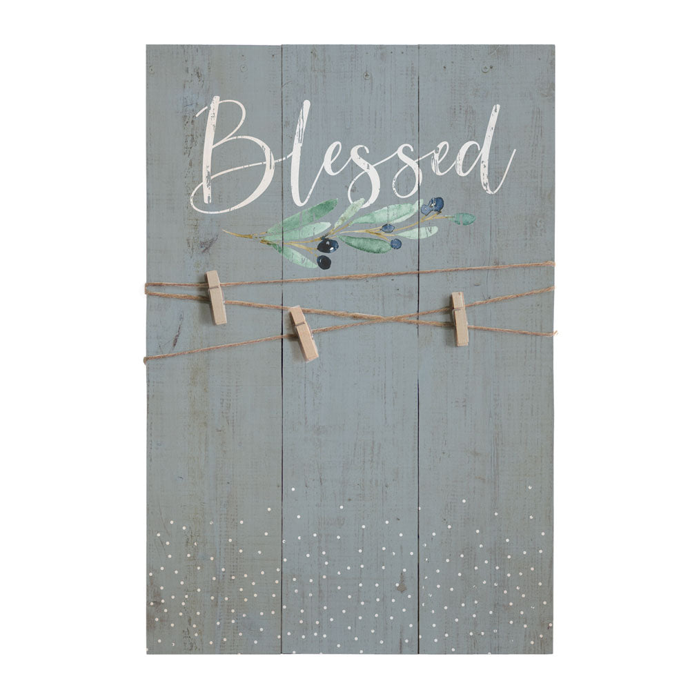 Blessed Wood Pallet Sign