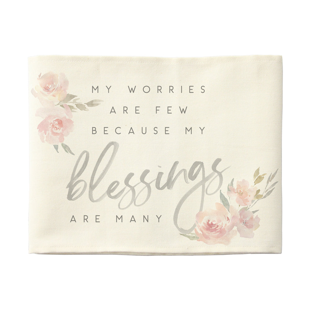 Blessings Are Many - Pillow Hug Sign