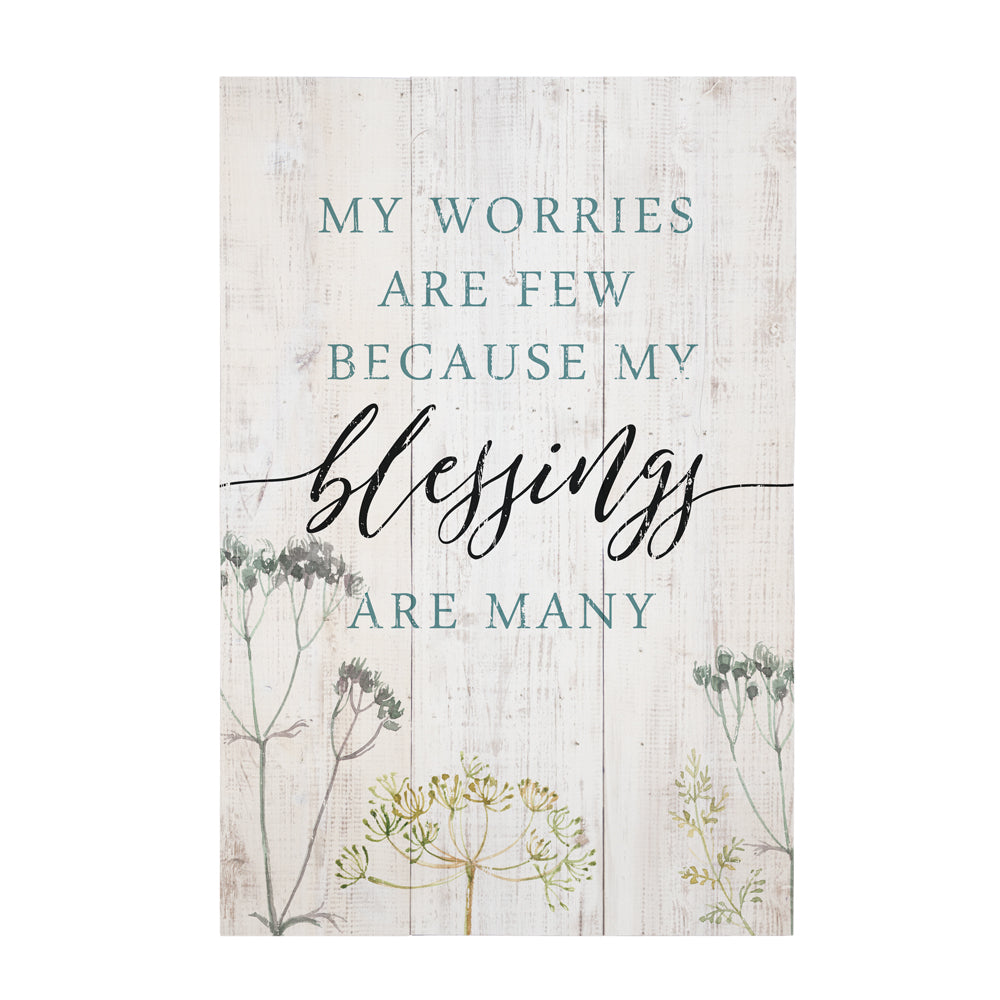 Blessings Are Many – Rustic Pallet Wood Sign
