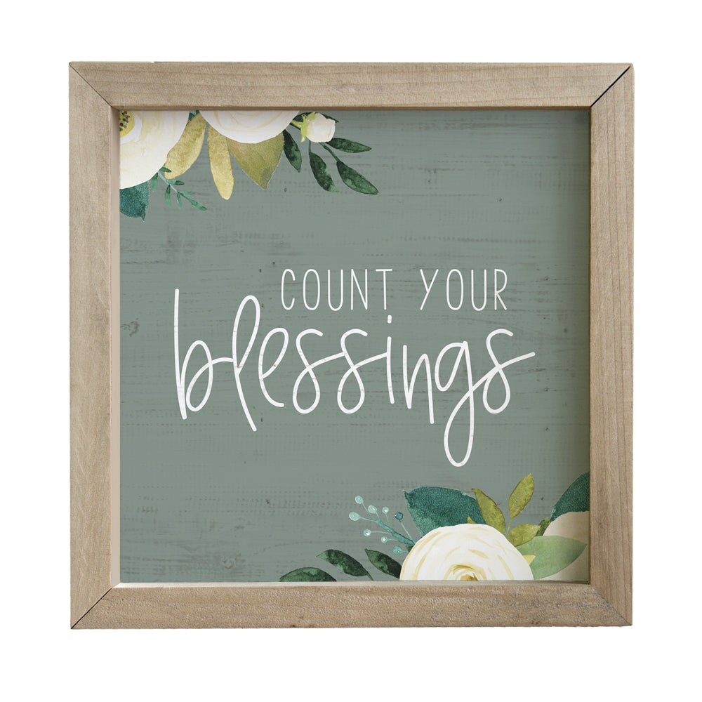 Count Blessings Sign