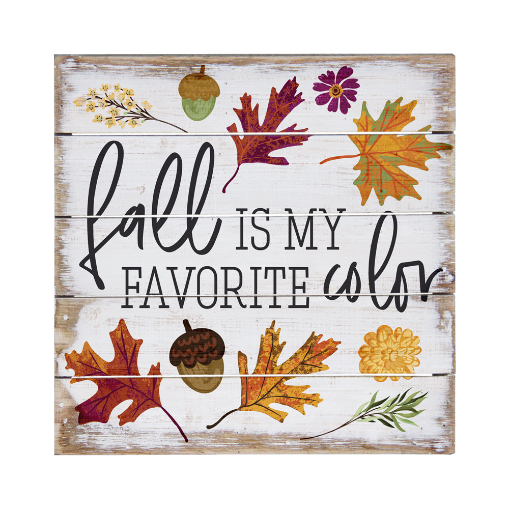 Fall is My Favorite Color | Fall Colors Perfect Pallet Petite | 2 Sizes | Autumn Seasonal Decor | Sincere Surroundings