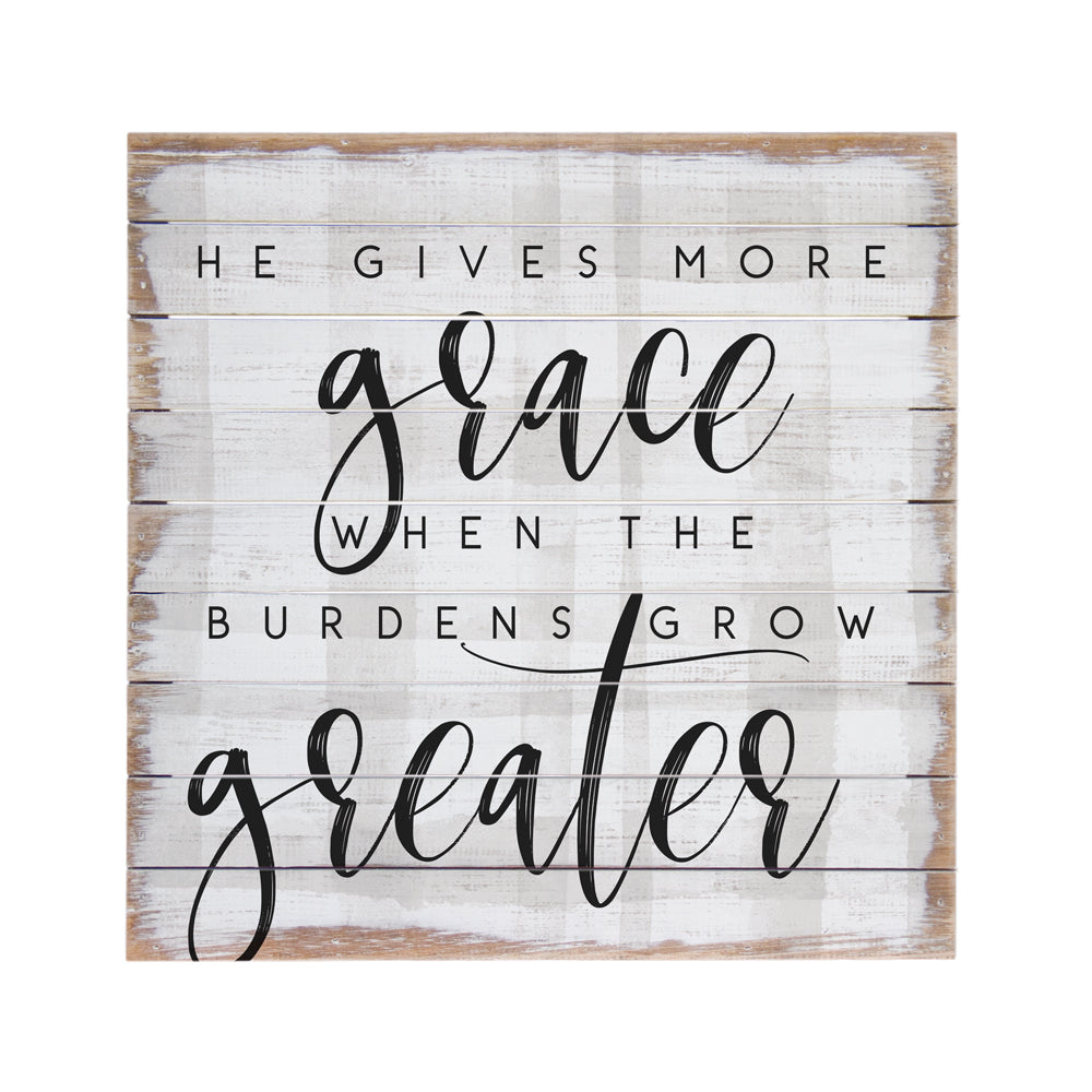Gives Grace – Rustic Wood Pallet Sign