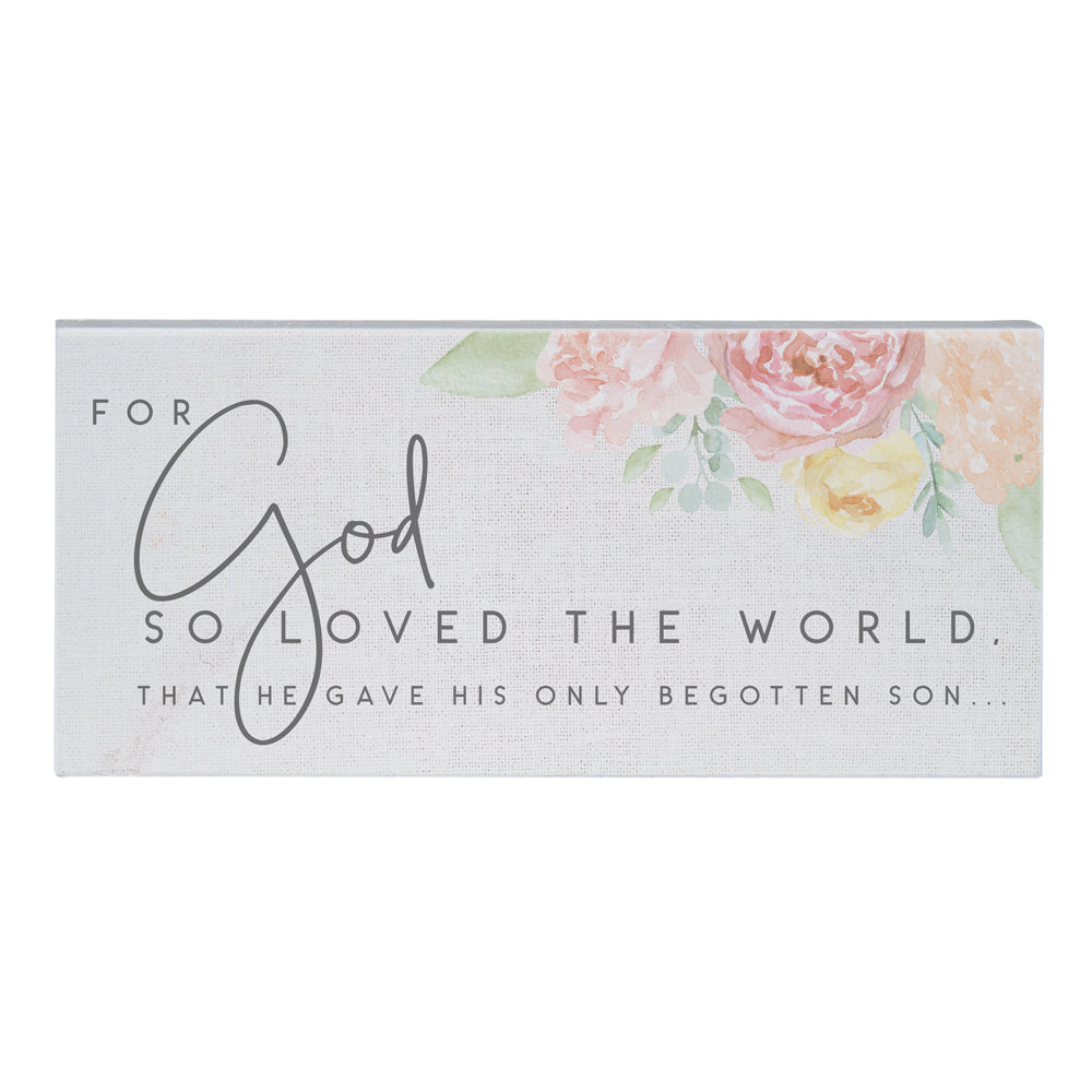 God Loved The World – Rustic Inspire Board Sign