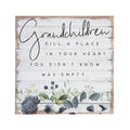 Grandchildren Fill My Heart | Pallet Wood Sign