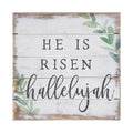 He Is Risen | Hallelujah! | Perfect Pallet Petite | 2 Sizes | Easter & Easter Year-Round Christian Decor | Sincere Surroundings