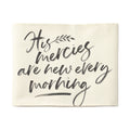 His Mercies Banner | Lamentations 3:22-23 | Christian Home Decor
