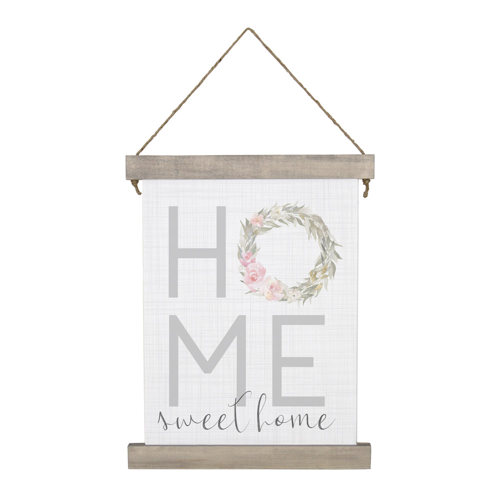 Home Sweet Home - Hanging Canvas Sign