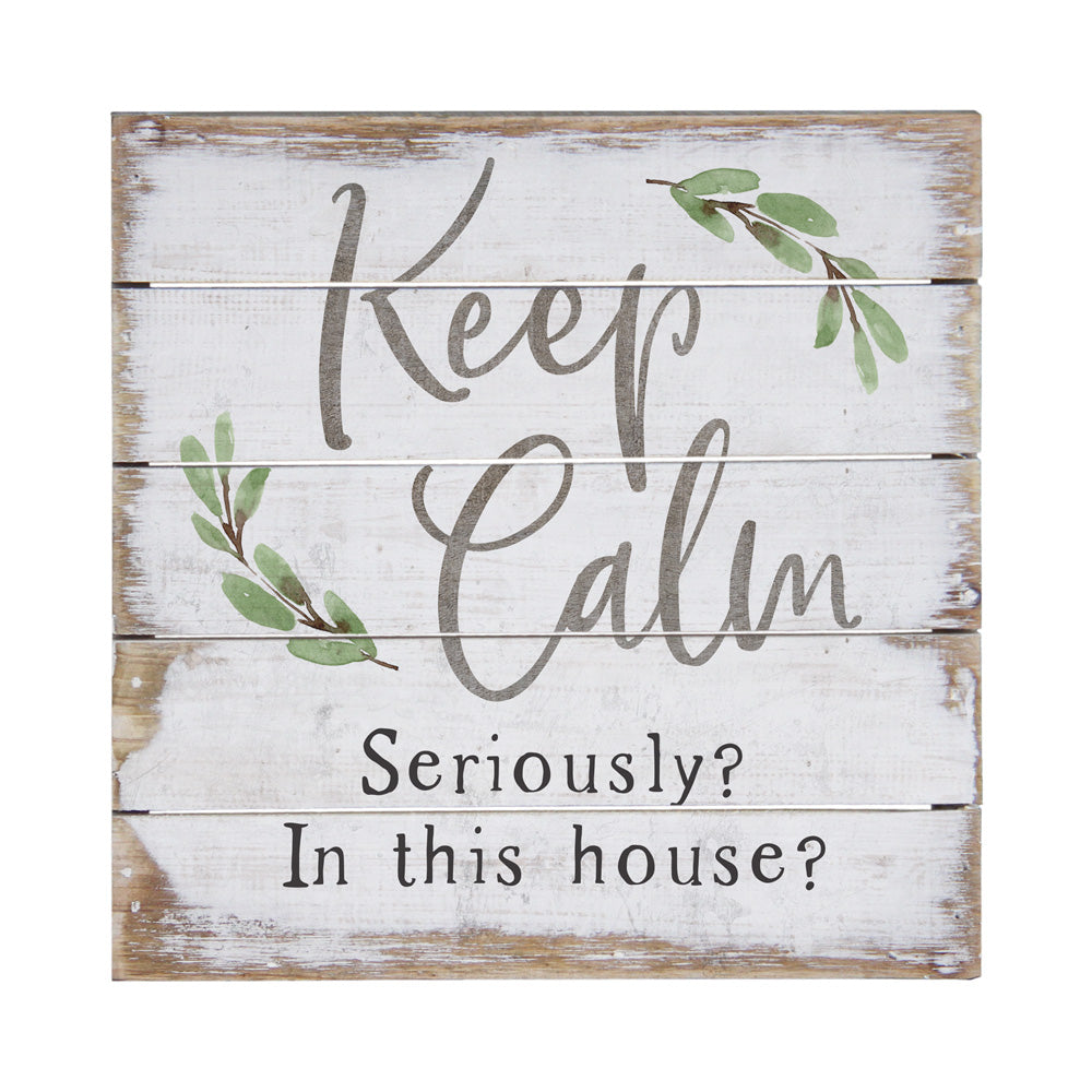 Keep Calm | Perfect Pallet Petite | 2 Sizes | Christian Encouragement Decor | Sincere Surroundings