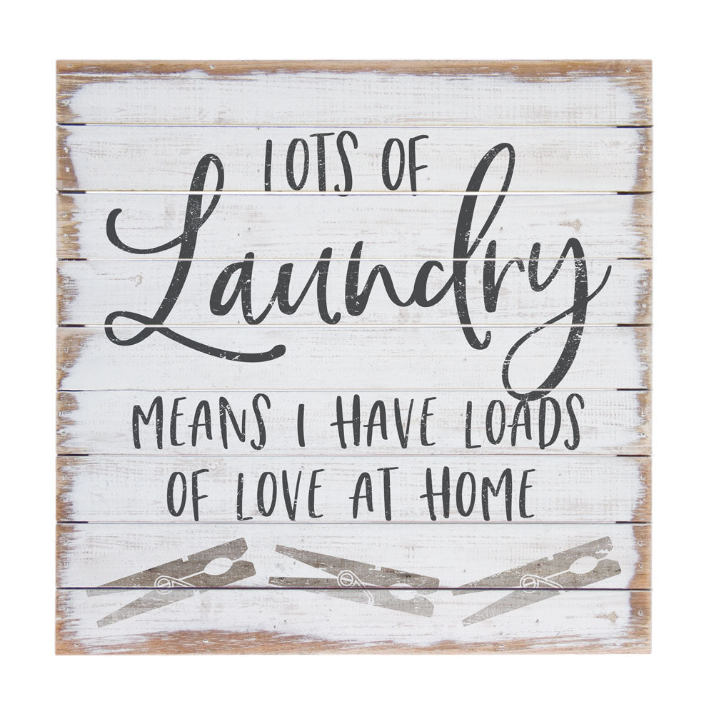 Laundry Room Wood Pallet Sign