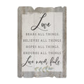 Love - Splendid Fences Wall Sign