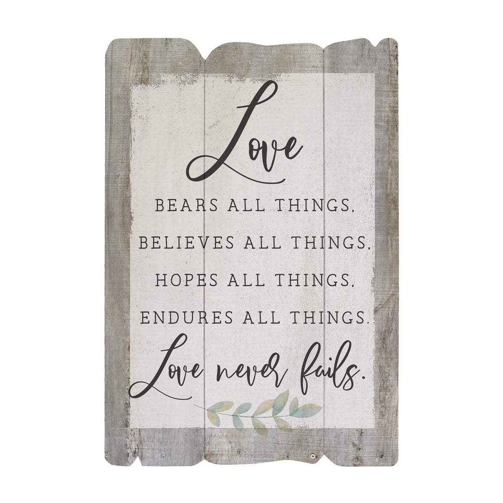 Love - Splendid Fences Wall Sign