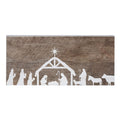 Nativity Inspire Sign | Christmas Wall Art | Faith Home Decor | 5.5" x 12"
